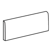 Equipe Artisan Moos Rose Mallow " Bullnose " Bordüre